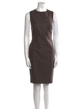 Agnona wool, cashmere, and silk sheath dress